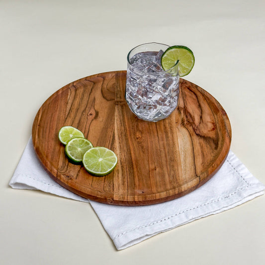 Rustic Round Tray