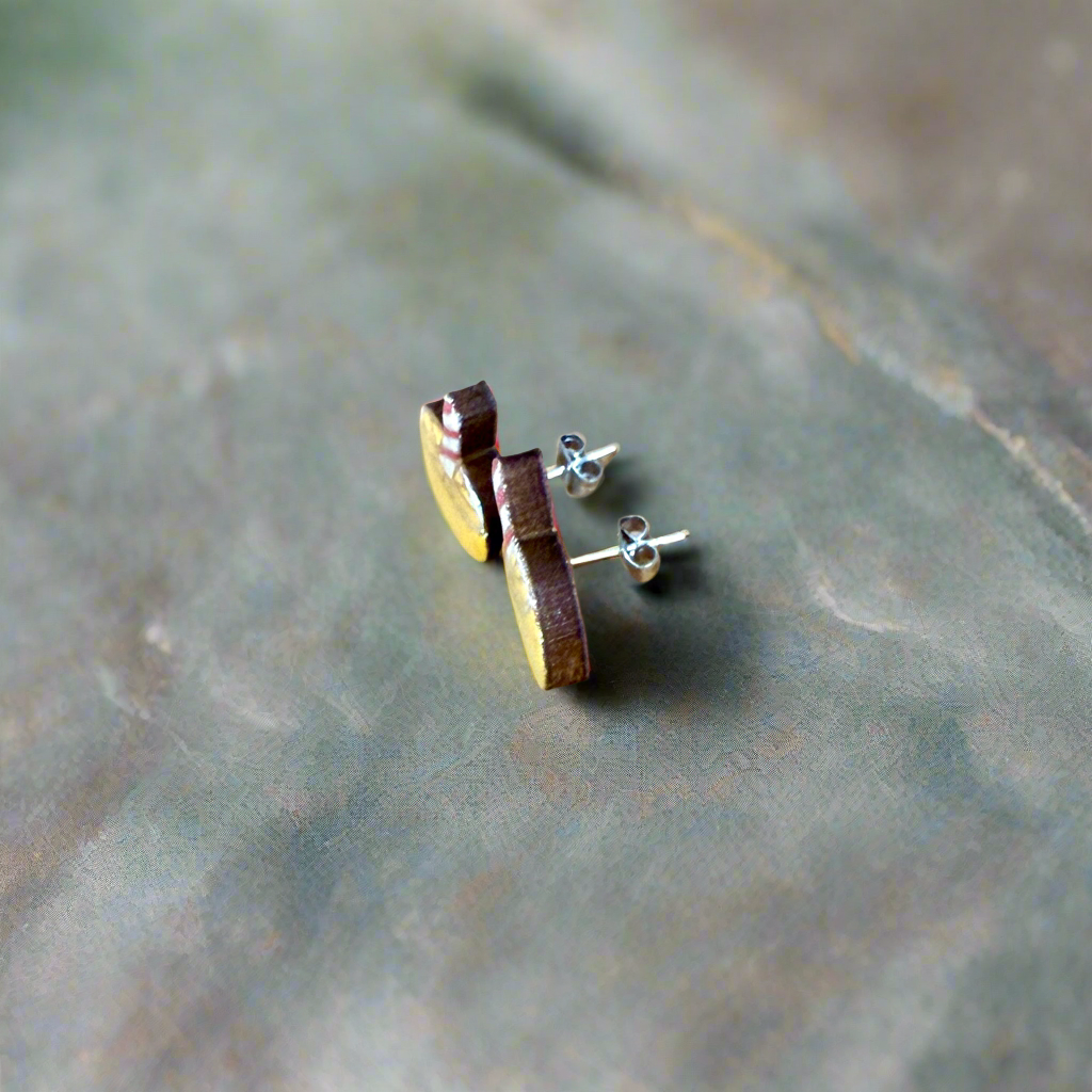Lemon Peppermint Stick Studs