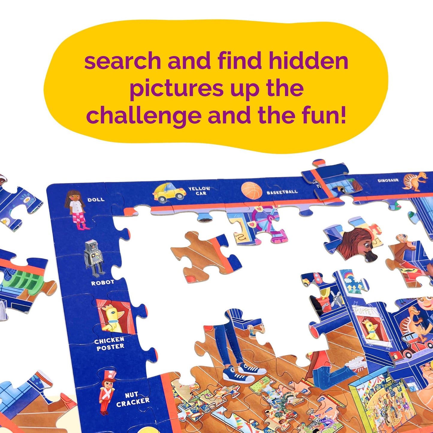 72 PC The Fun Shop Look & See | Hidden Pictures Kids Puzzle