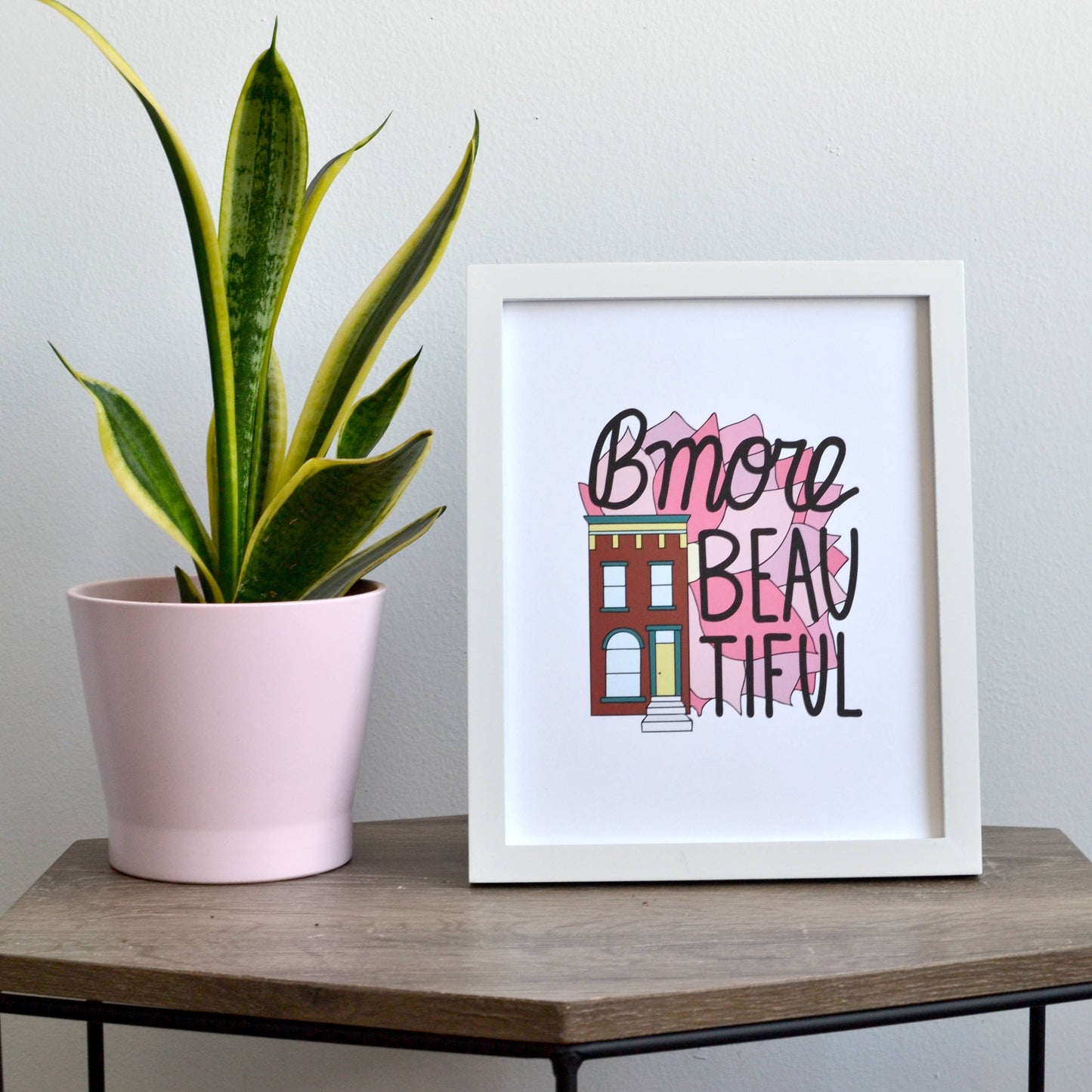 Bmore Beautiful 8x10 Illustrated Art Print