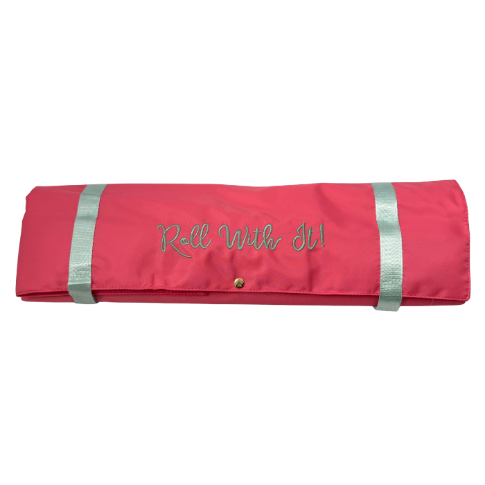 Roll With It - Rack Roller Bag - Mahjong Rack & Pusher Pink & Mint