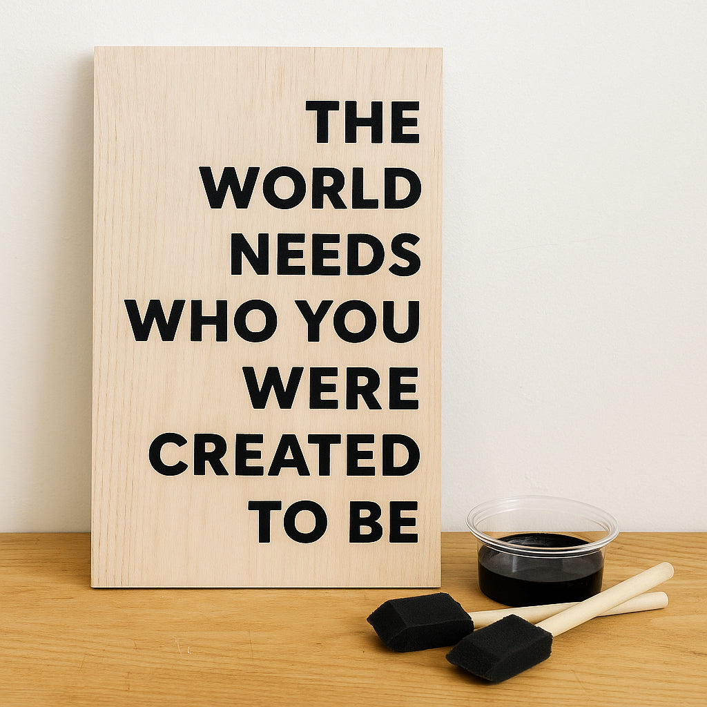 Wood Sign Workshop – Handcrafted Décor, Your Style | Tuesday Sept 16, 2025 | 12–3 PM