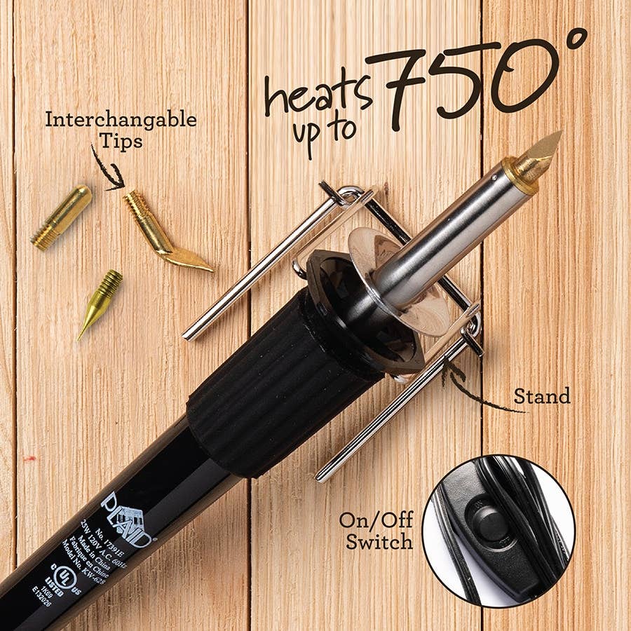 Decorative Wood Burning Tool 8 Piece