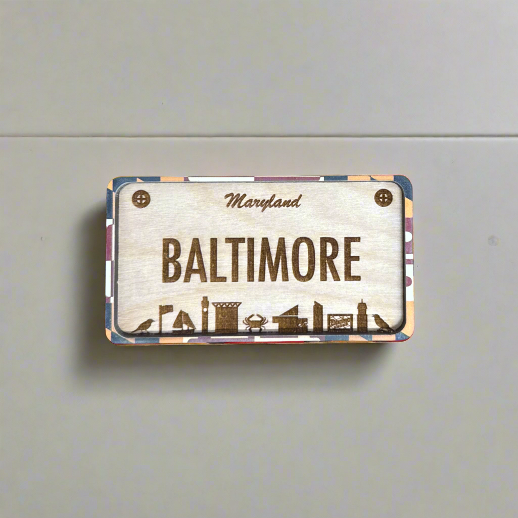 Baltimore License Plate Magnet