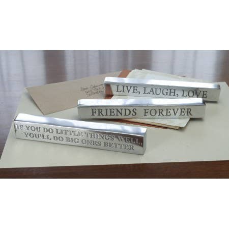 "Efficiency Master" Aluminum Paperweight