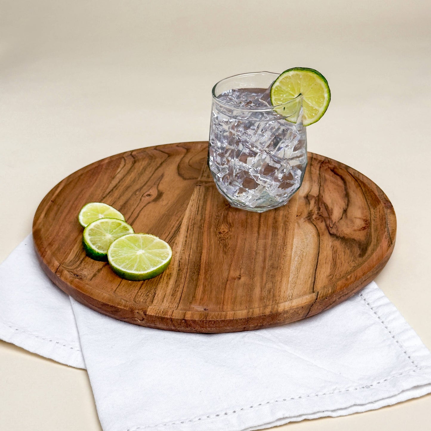 Rustic Round Tray