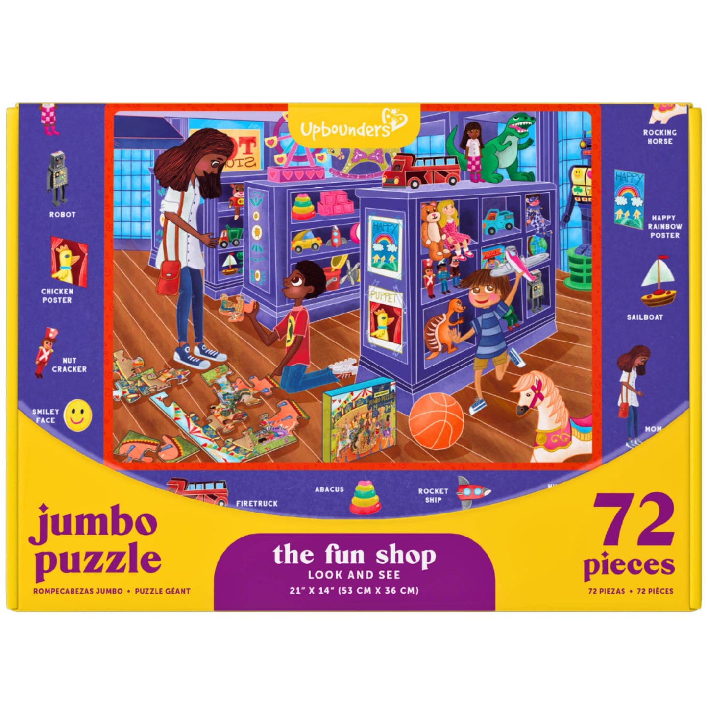 72 PC The Fun Shop Look & See | Hidden Pictures Kids Puzzle
