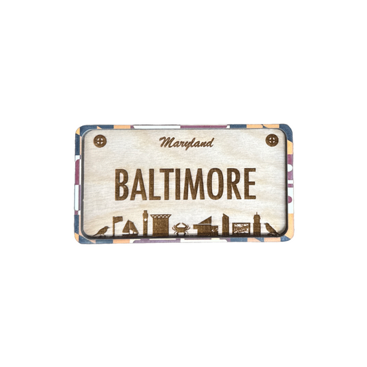 Baltimore License Plate Magnet