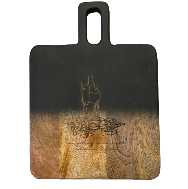 Ombre Square Cheese Board w/ Handle