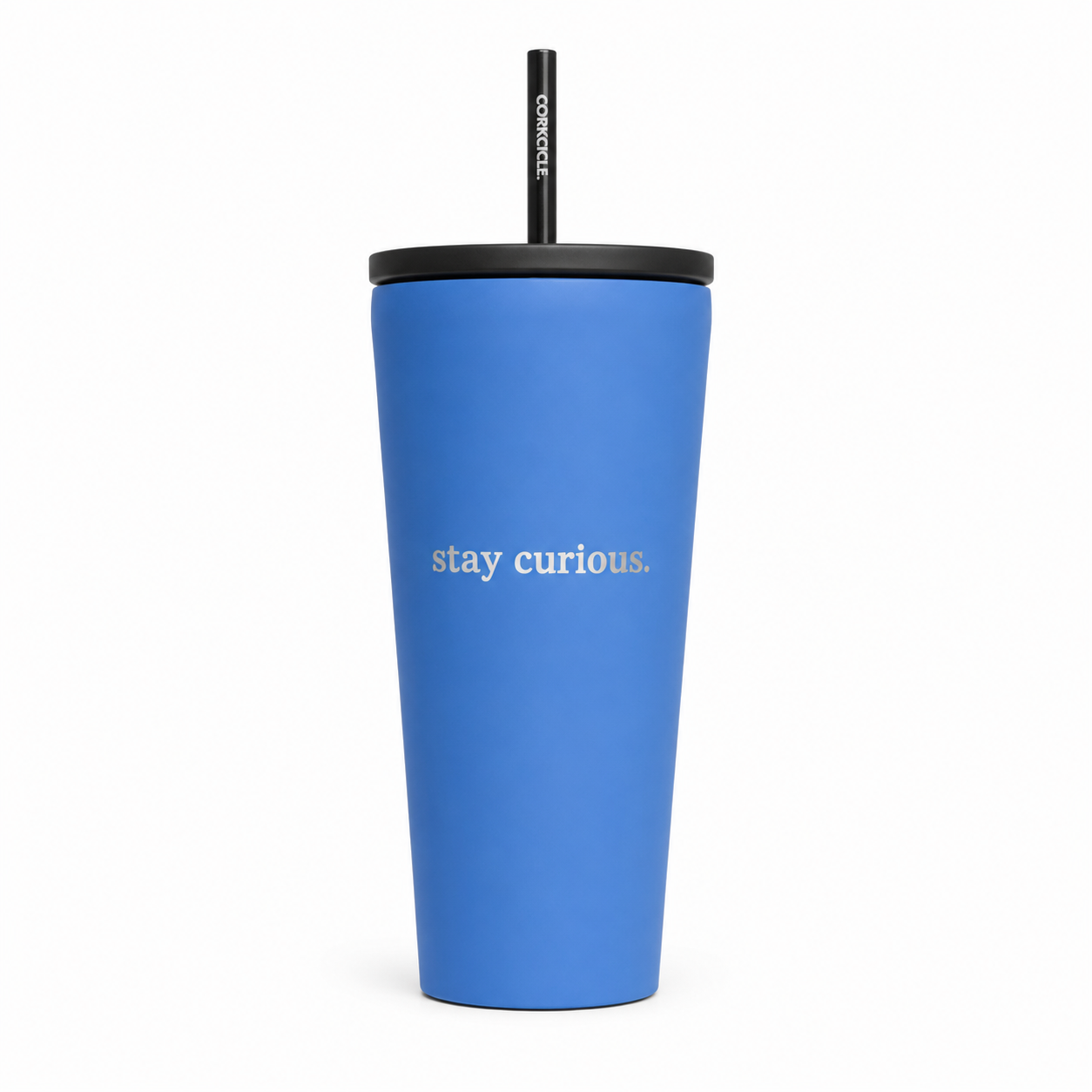 stay curious engraved Corkcicle 24oz Cold Cup