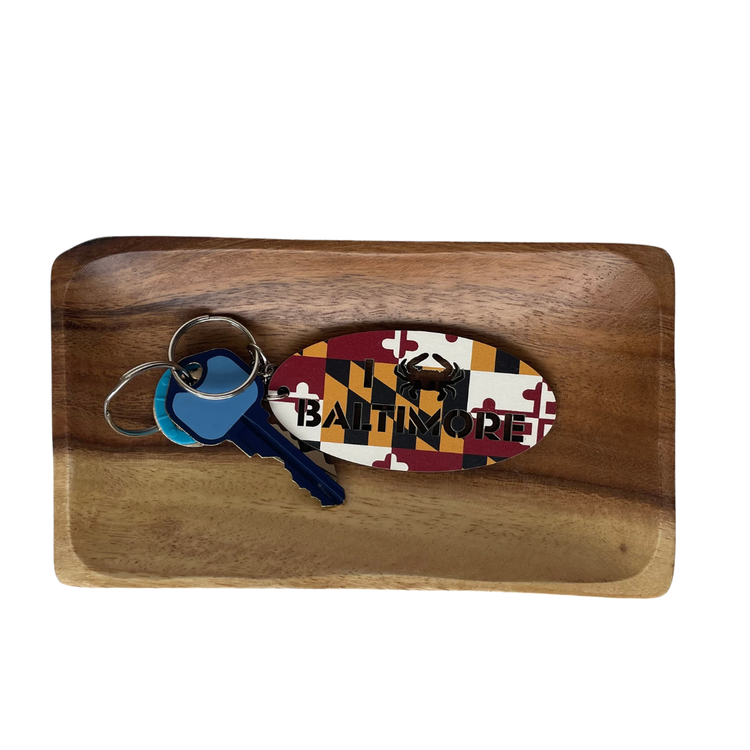 Baltimore Love Keychains