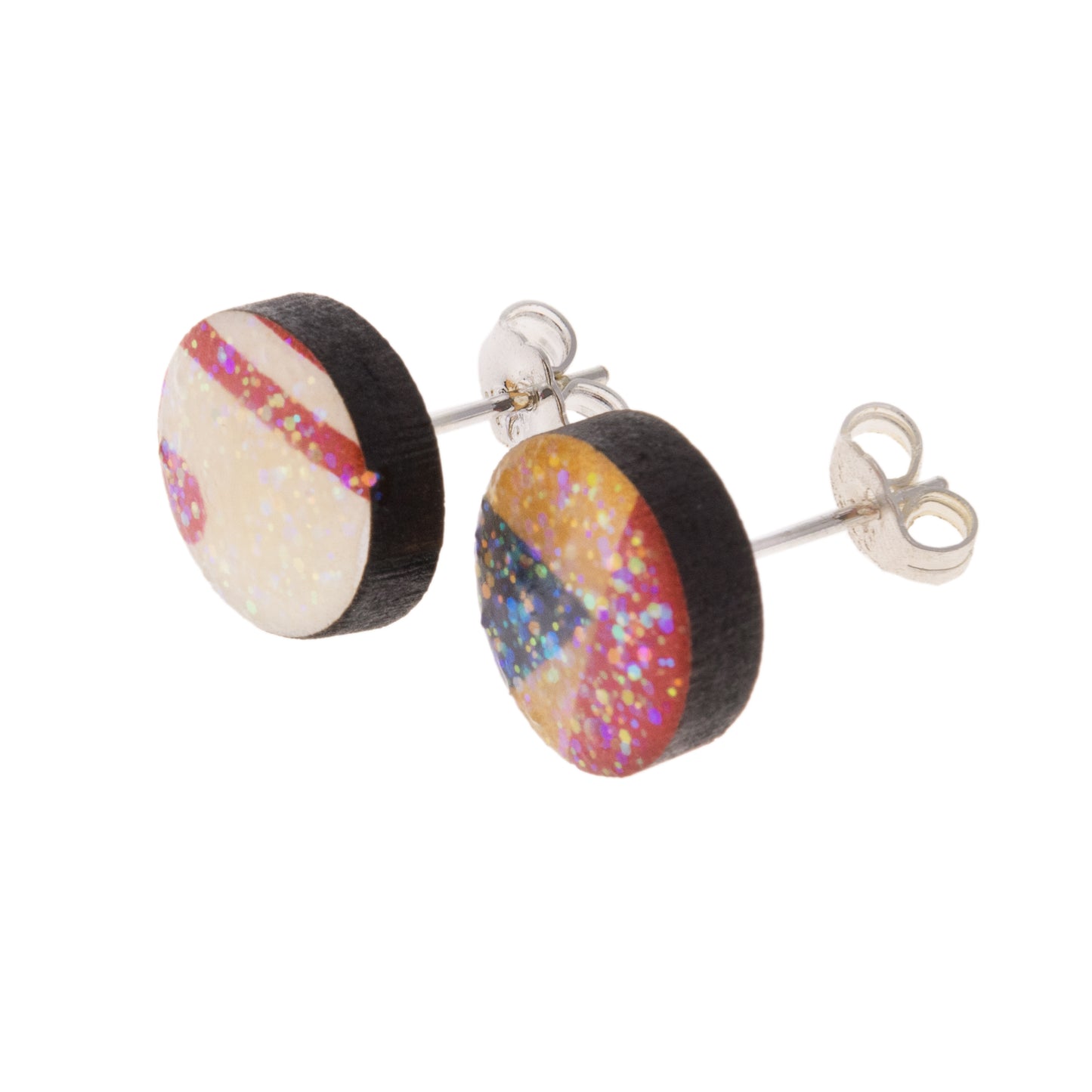 Maryland Button Stud Earrings