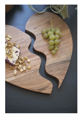 Acacia Wood Best Friends Serving Board