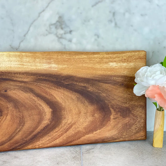 Medium Live Edge Walnut Serving Board