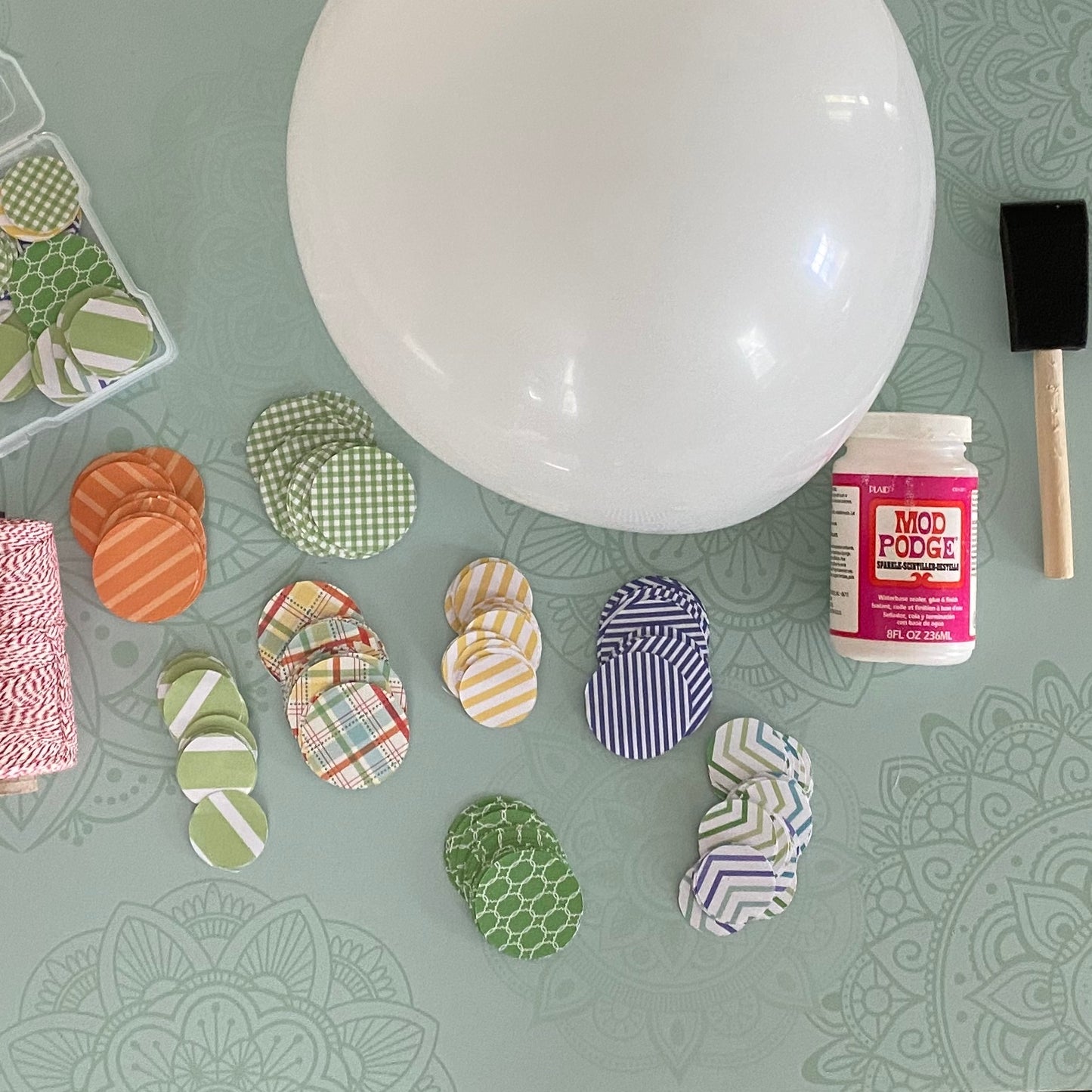 Hot Air Balloon Paper Mache Kit