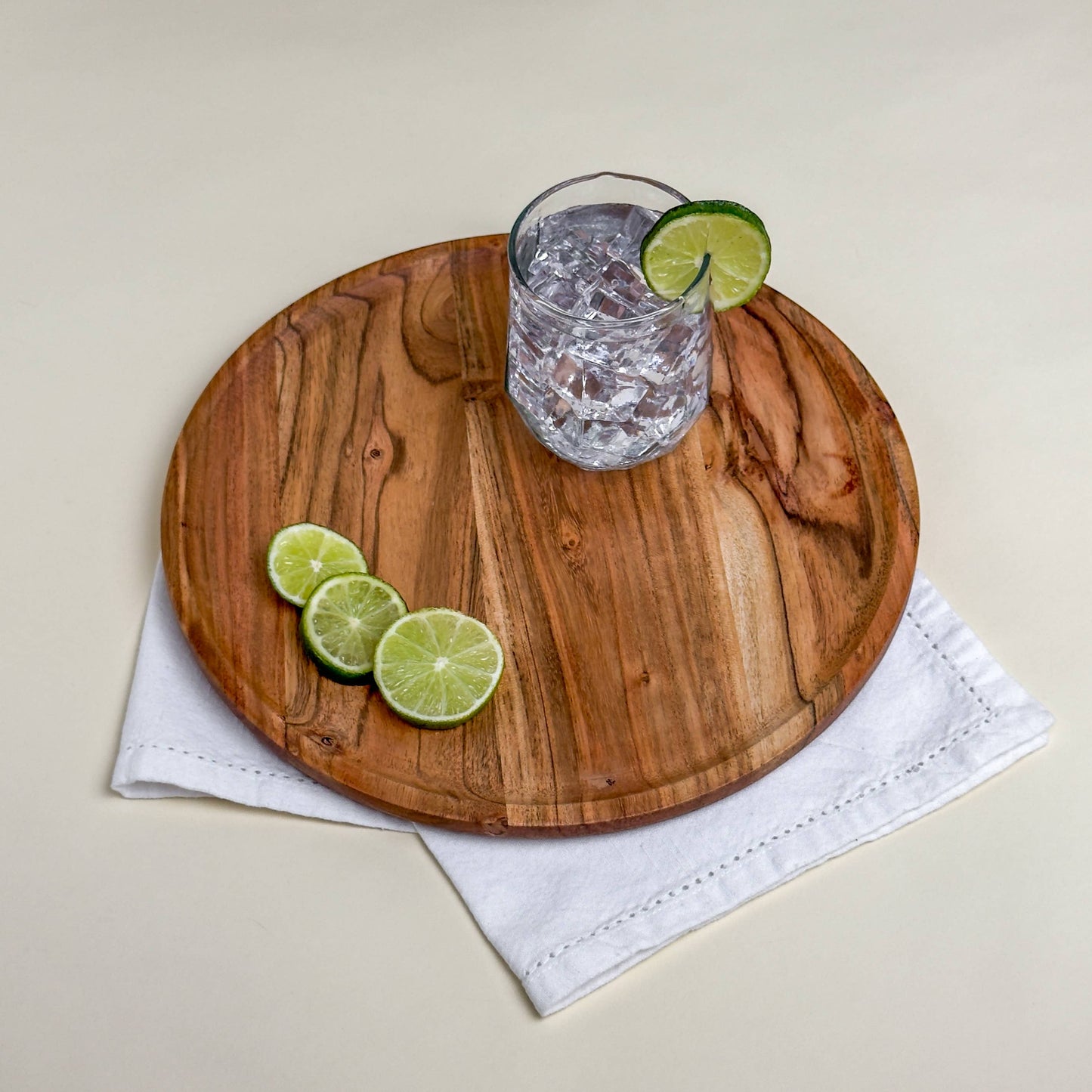Rustic Round Tray