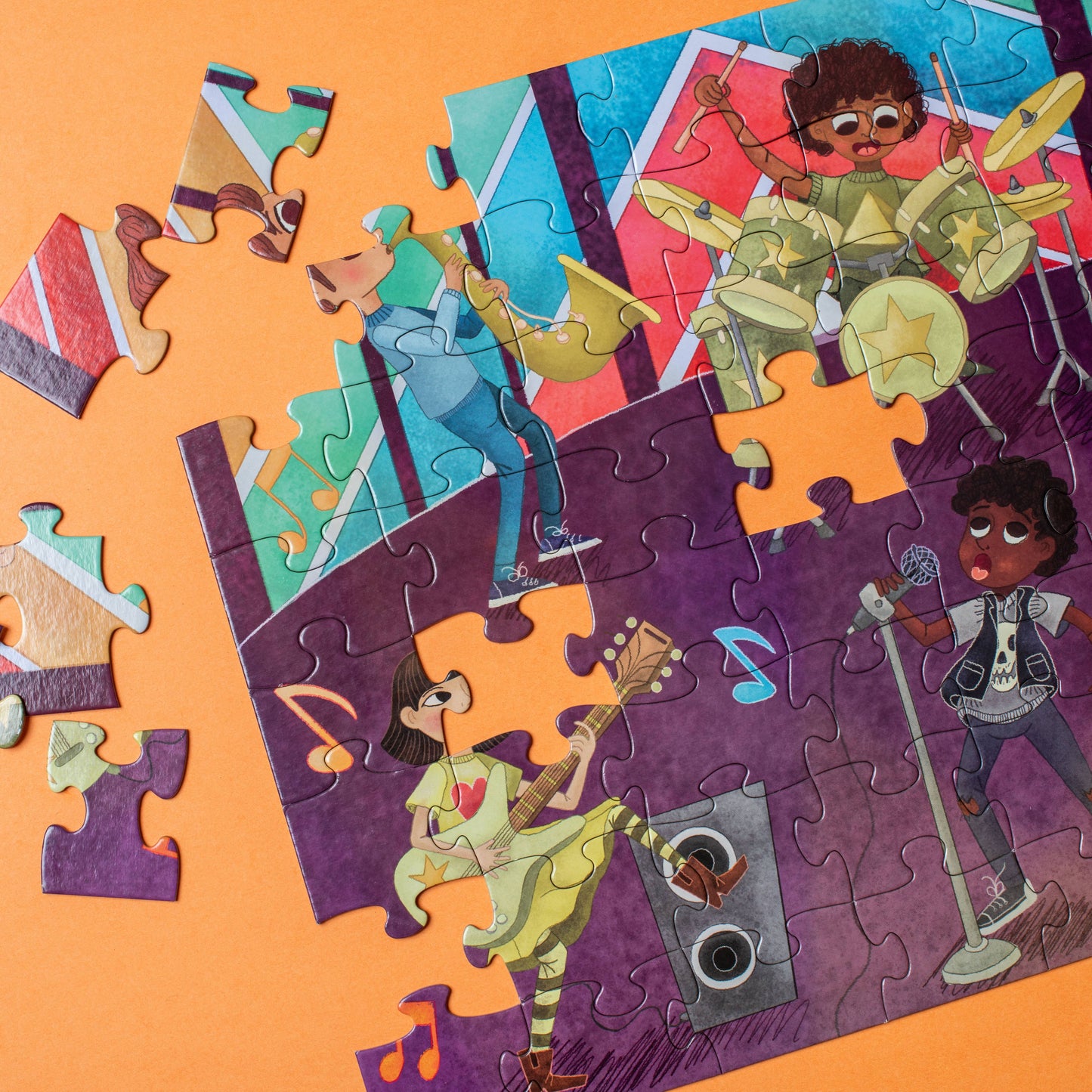 72 PC Musical Crossroads Jumbo Puzzle for Kids | Ages 5 to 9