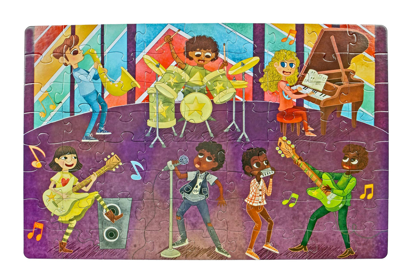 72 PC Musical Crossroads Jumbo Puzzle for Kids | Ages 5 to 9