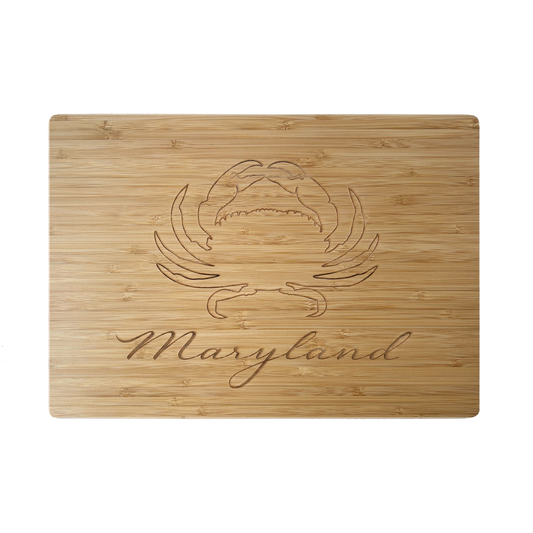 MD Crab Bamboo Serving Boards