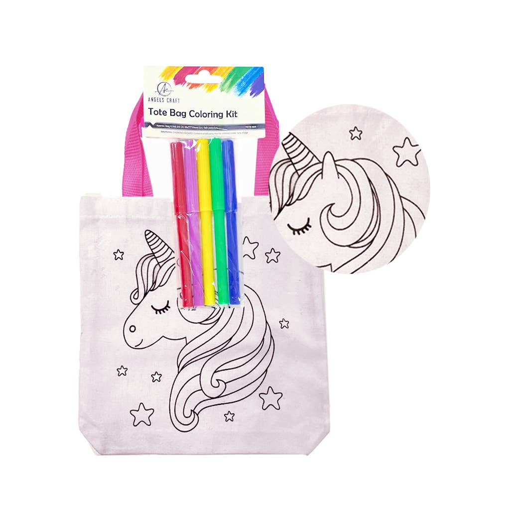 Color Your Own Tote! – 5 Fun Designs to Choose From