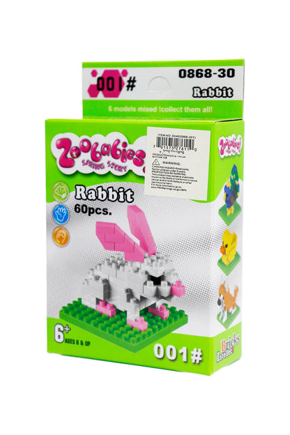 Animal Pals Diy Building Block Craft Kit - 12 Pcs