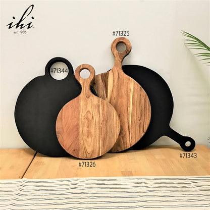 Acacia Wood Cutting/Cheese Board with Handle