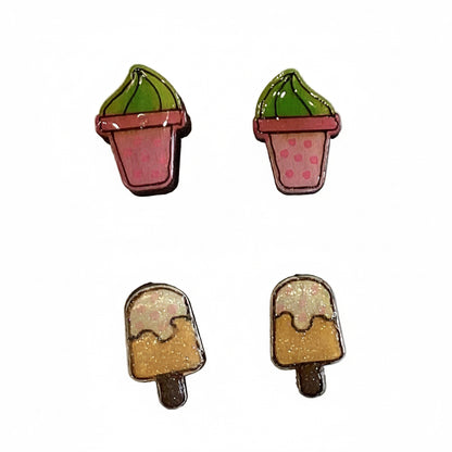 Ice Cream Scoop Earrings