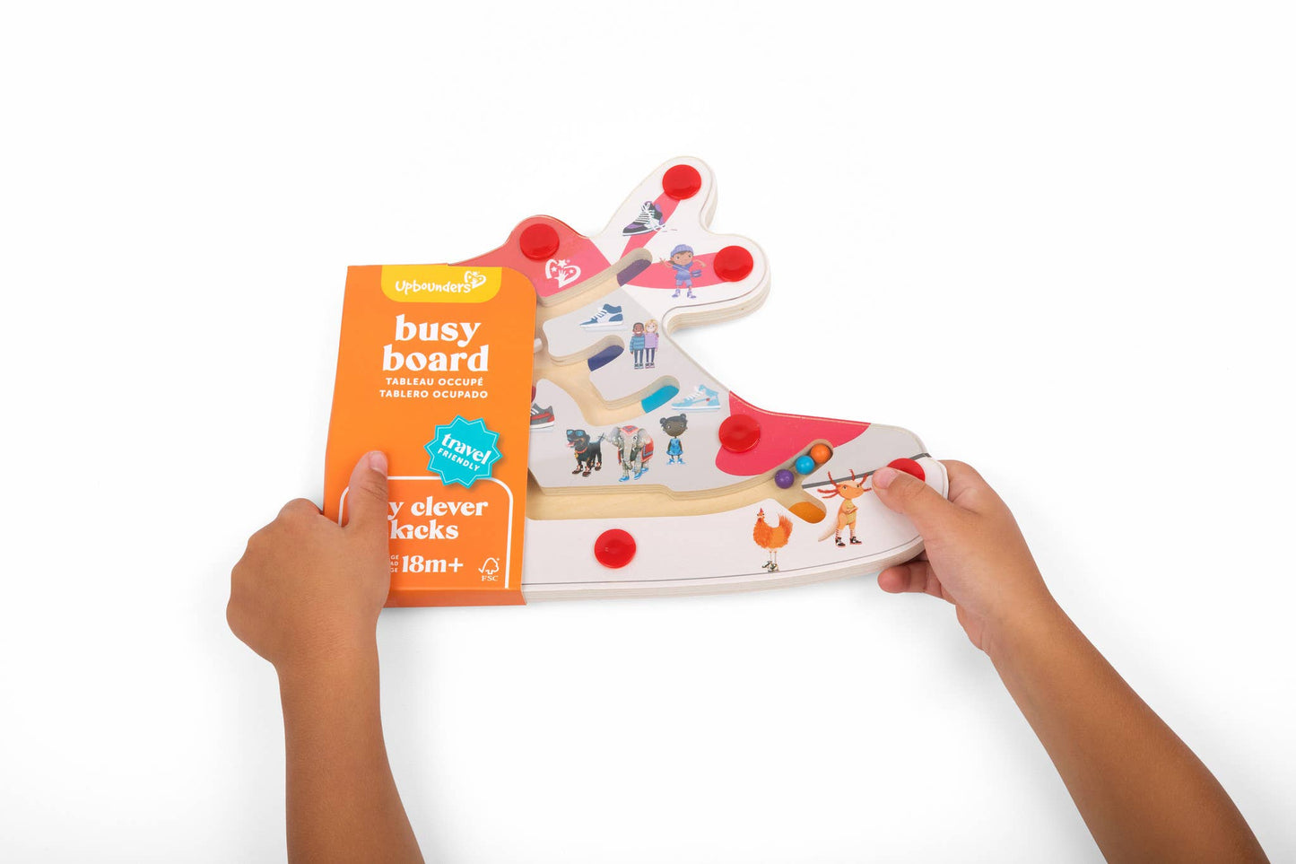 My Clever Kicks – Color Matching Magnetic Busy Board (18m+)