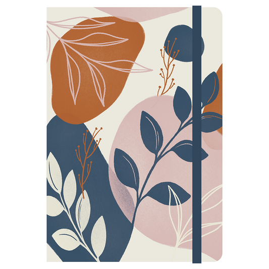 Floral Fabric Covered Notebook
