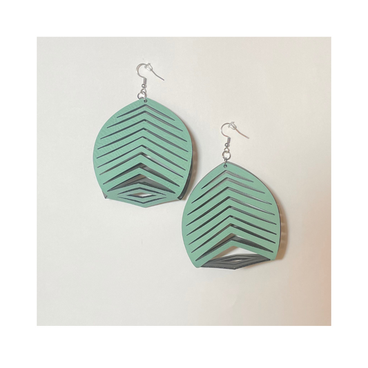 The Sherry Faux Leather Earring