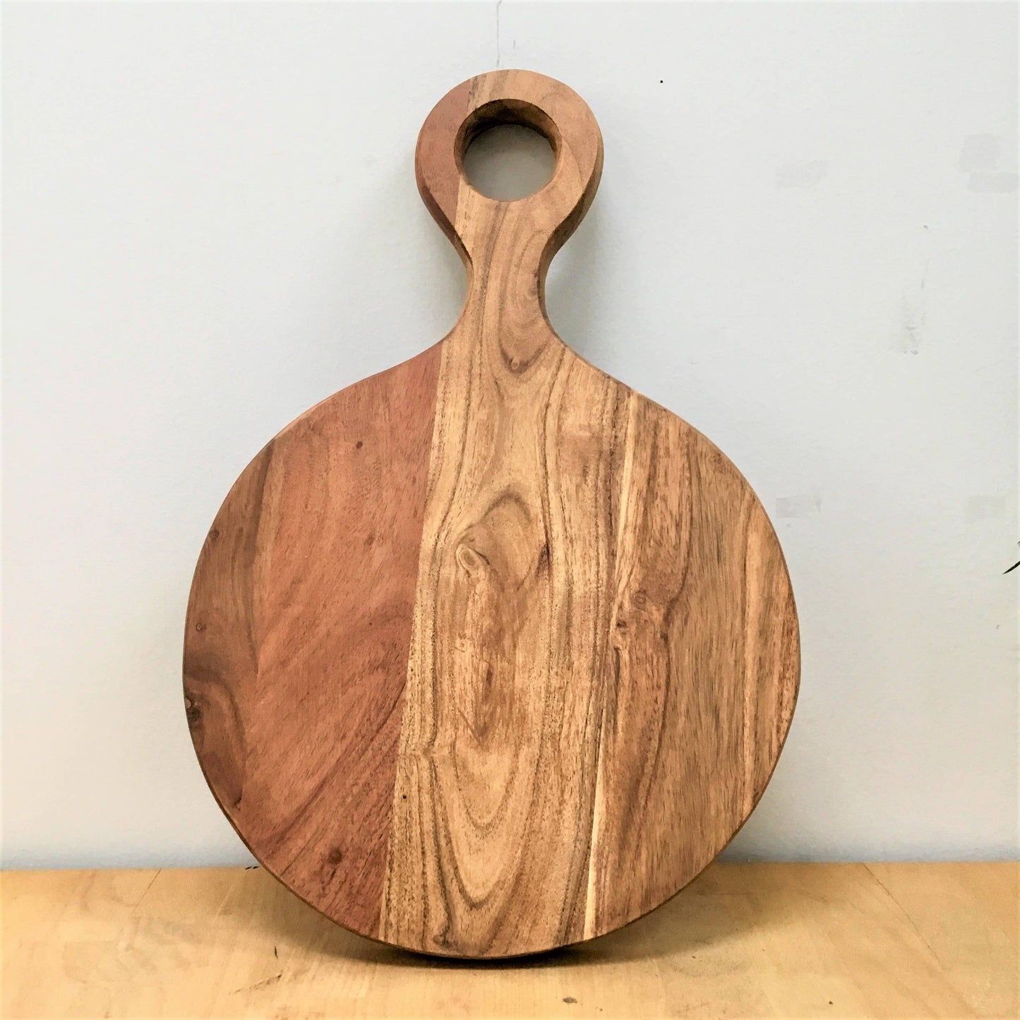Acacia Wood Cutting/Cheese Board with Handle