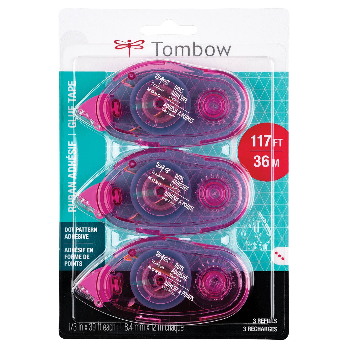 MONO Adhesive Dots Refill - 3-Pack