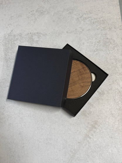Wood Wireless Charger with black box
