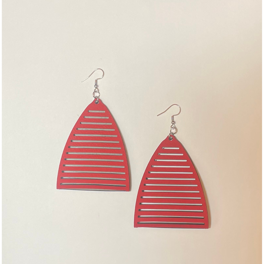 The Rouge Faux Leather Earring