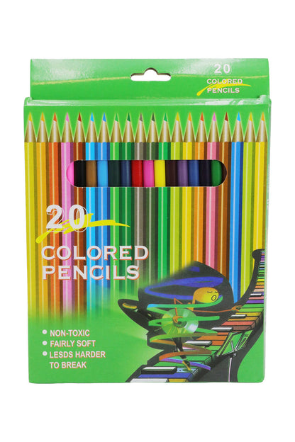 20 Colored Pencils Set - 12 Box
