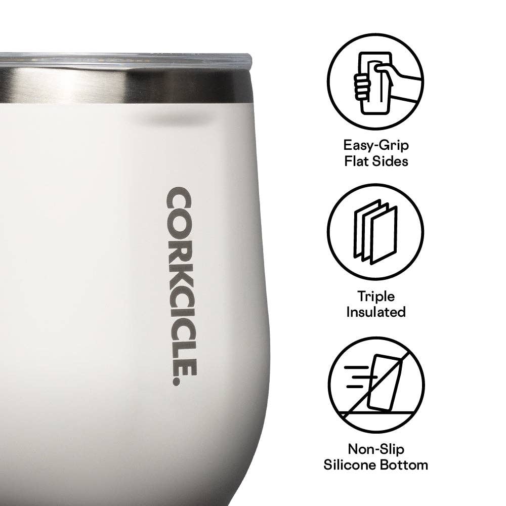 Corkcicle Stemless - 12oz Oat Milk