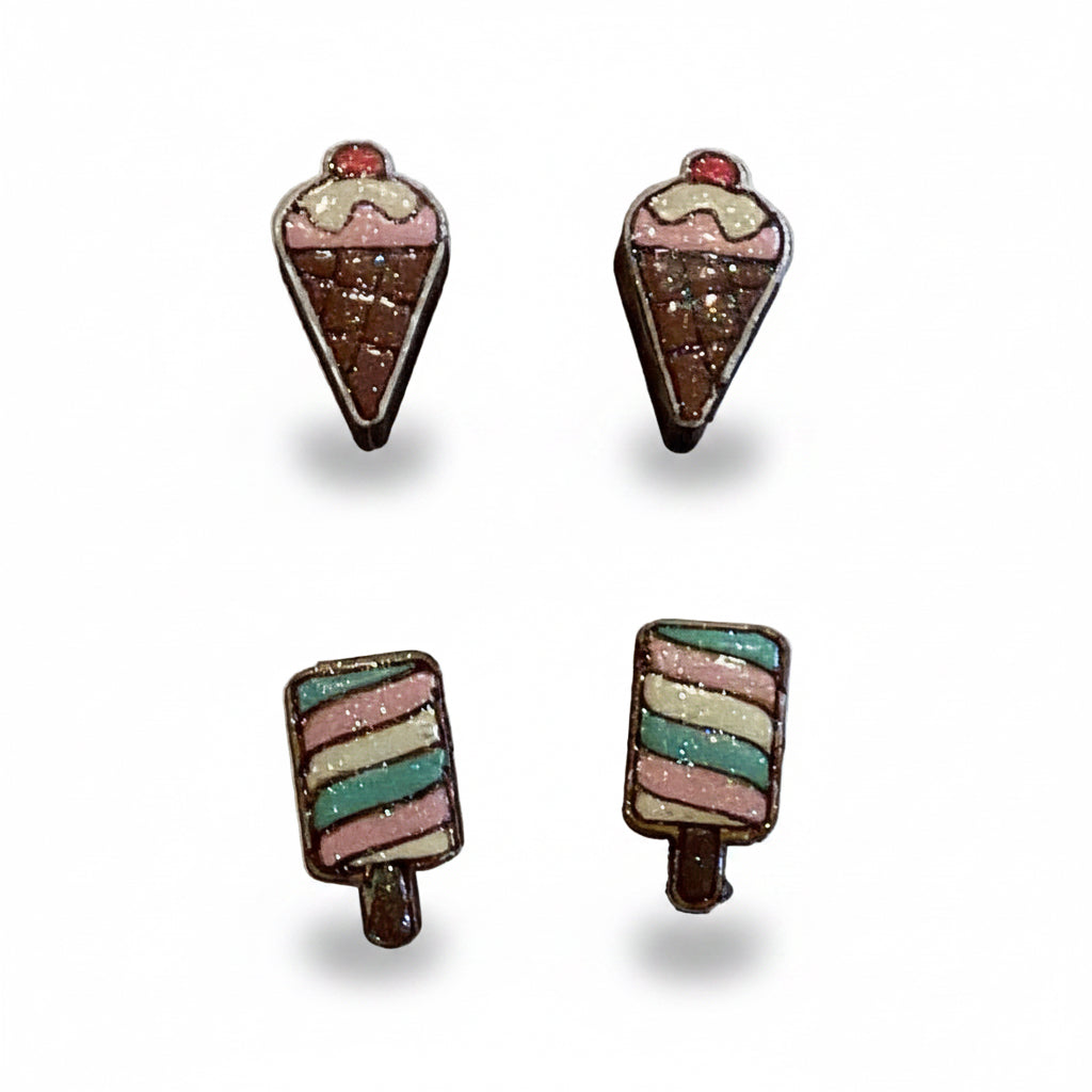 Ice Cream Scoop Earrings