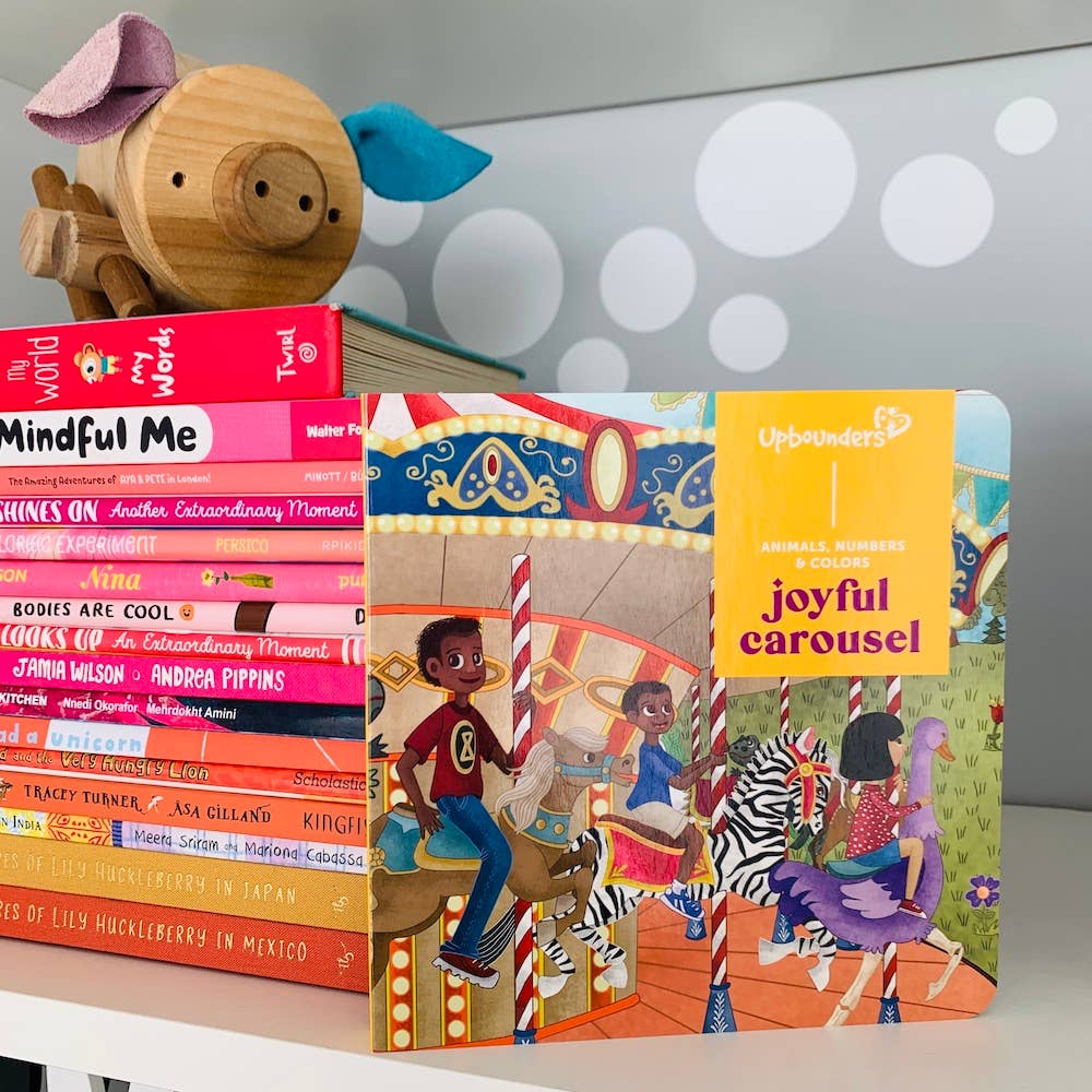 Carousel Animals, Numbers & Colors - Board Book for Kids