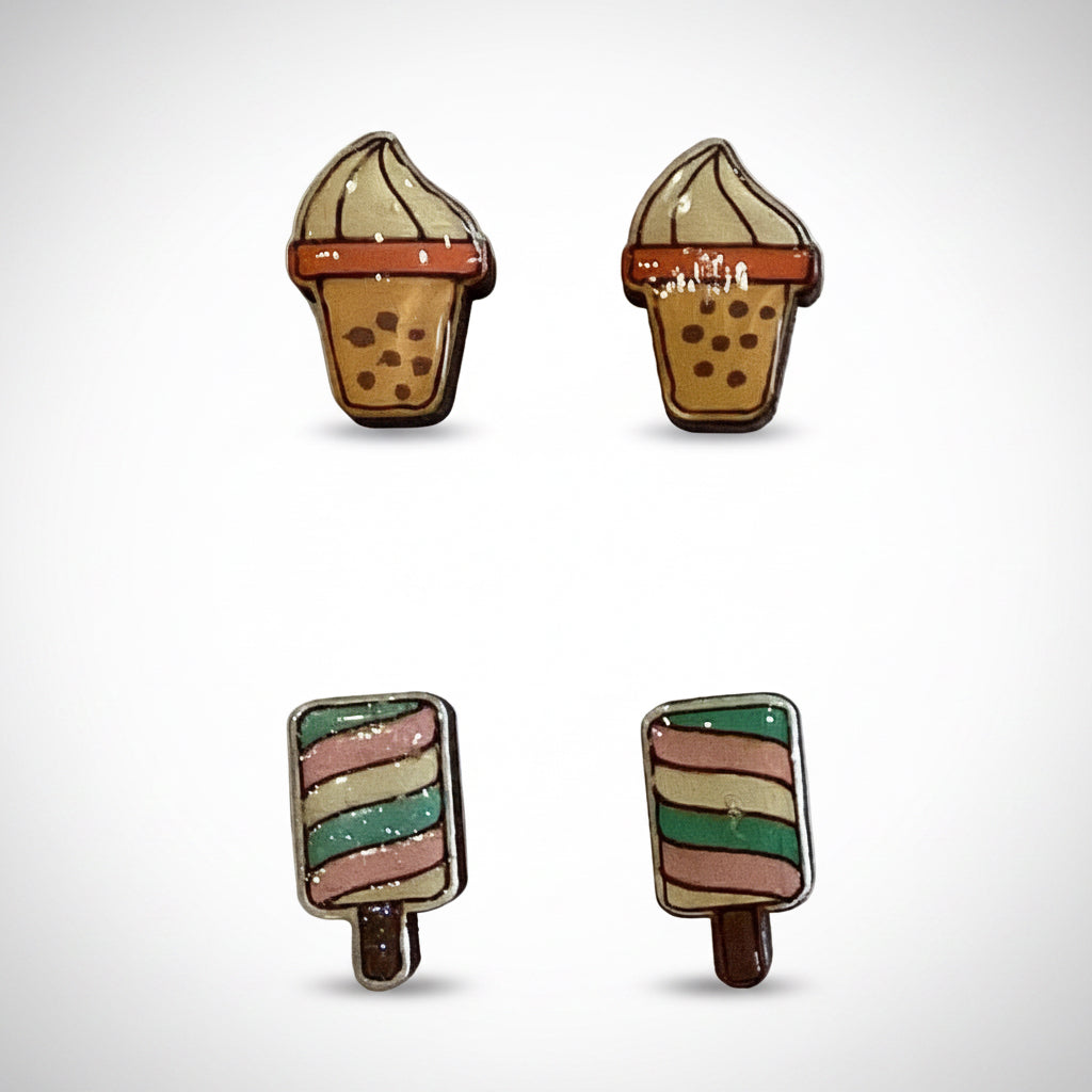 Ice Cream Scoop Earrings