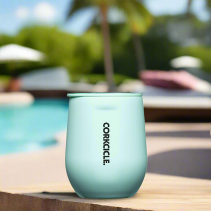 Bottled Poetry Engraved Corkcicle® 12oz Stemless Tumbler