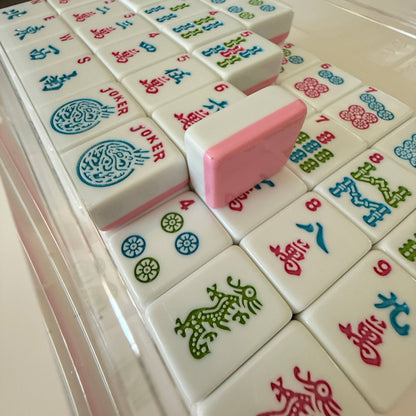 Mahjong Studios – Peony Garden American Mahjong Tile Set (160 Tiles)
