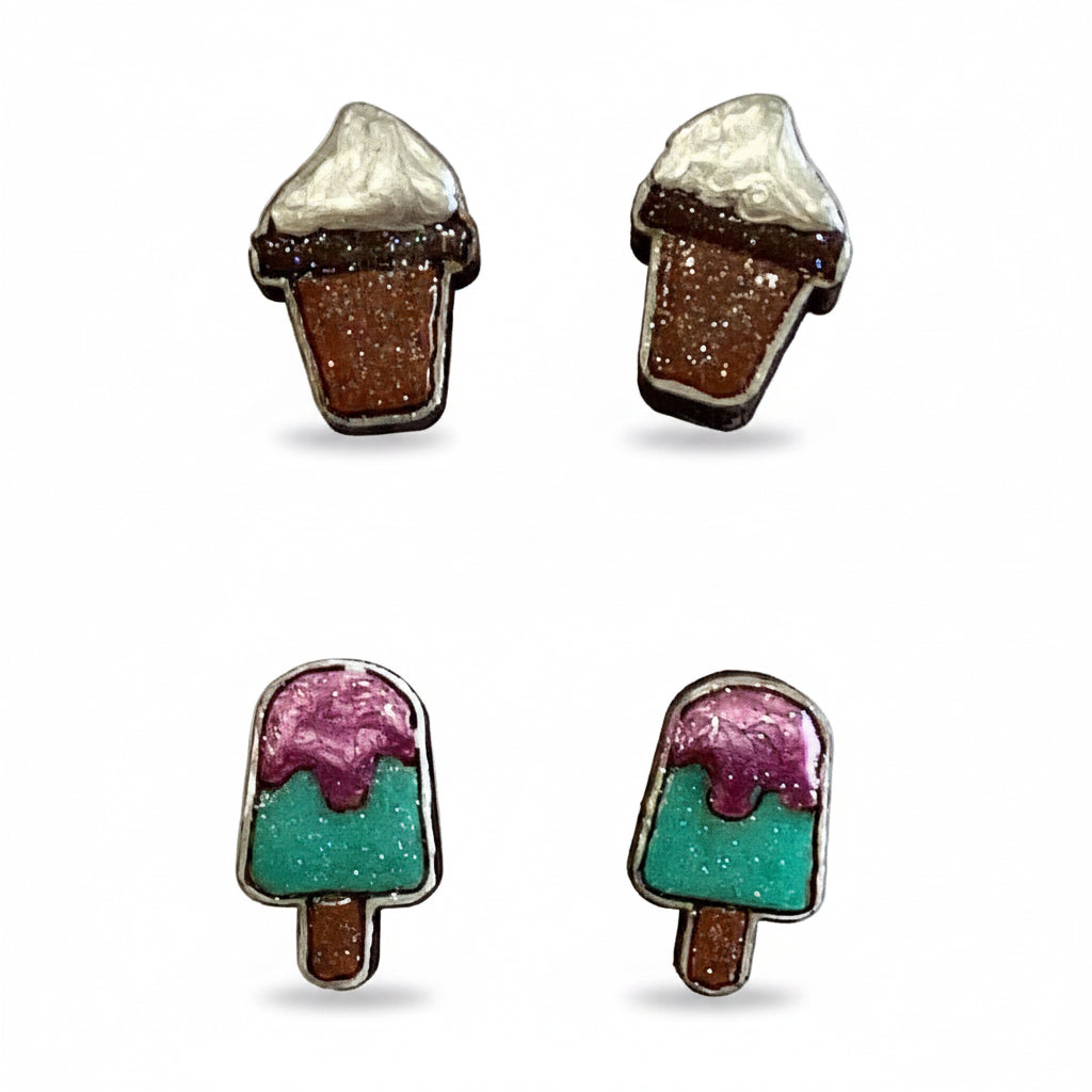 Ice Cream Scoop Earrings