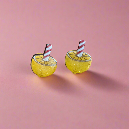 Lemon Peppermint Stick Studs