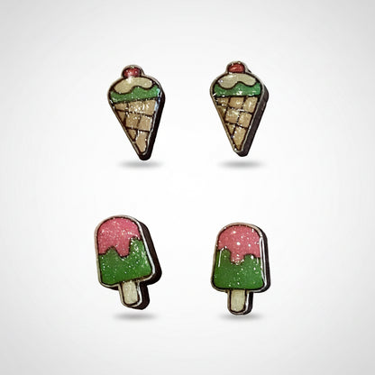 Ice Cream Scoop Earrings