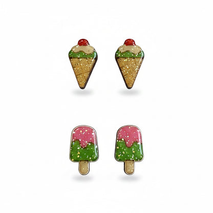 Ice Cream Scoop Earrings