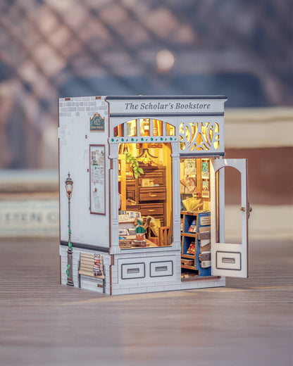 DIY Book Nook Kit: The Scholar's Bookstore