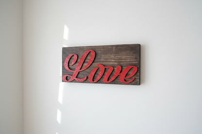 Love Wood Sign | 5”x12”