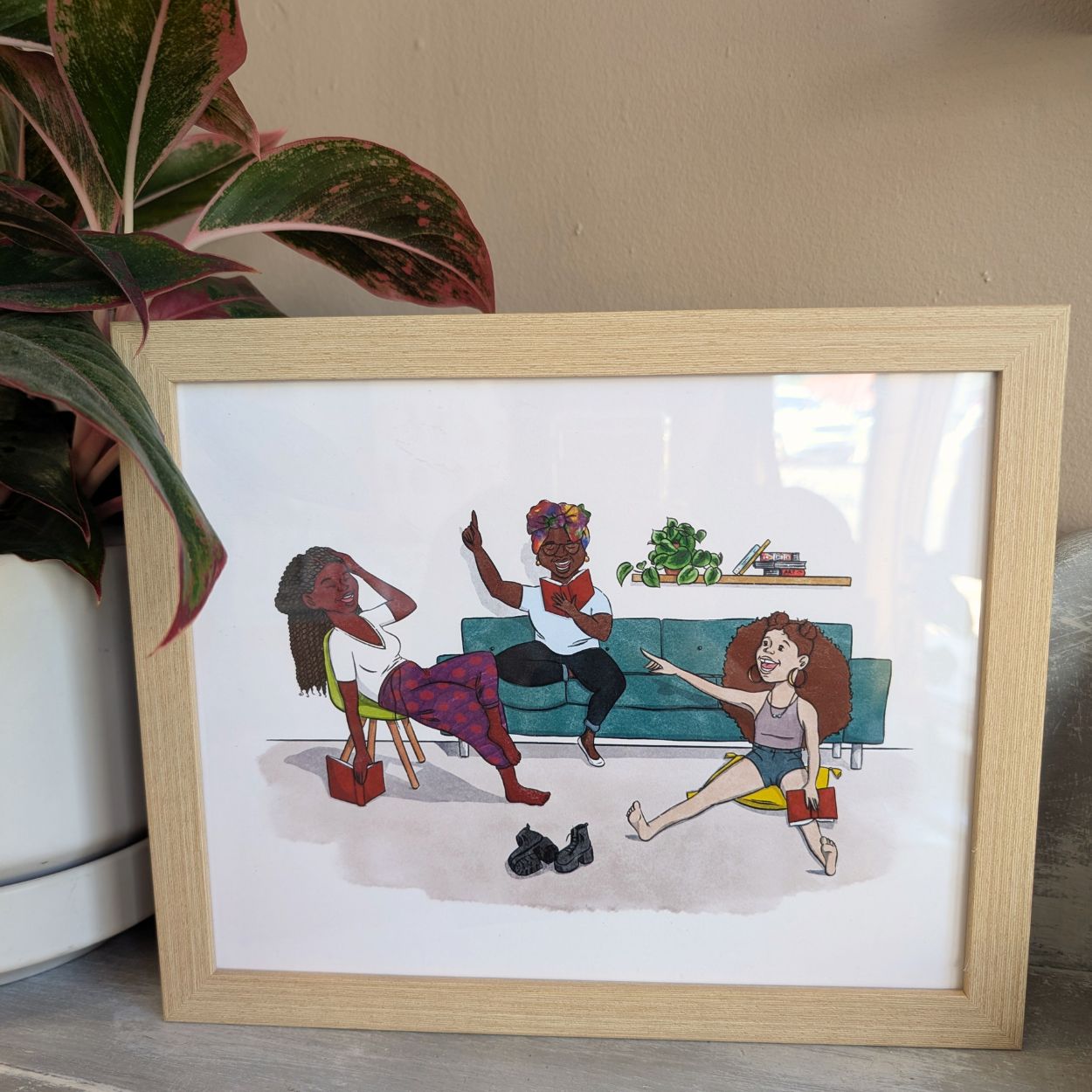 Black Womxn Read 8x10 Art Pirnt