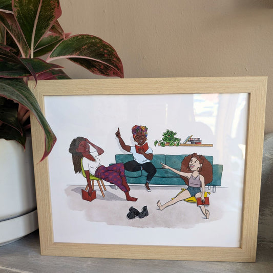 Black Womxn Read 8x10 Art Pirnt