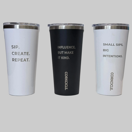 Corkcicle Quote Cups